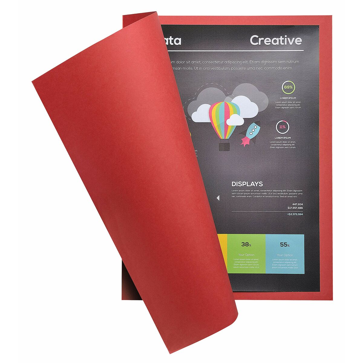 Subcarpeta Exacompta Rock's Rojo A4 100 Piezas