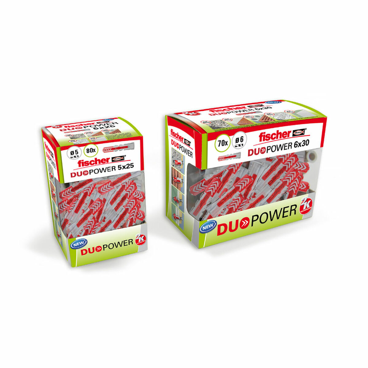 Tacos Fischer 536385 5 x 25 mm 80 Unidades