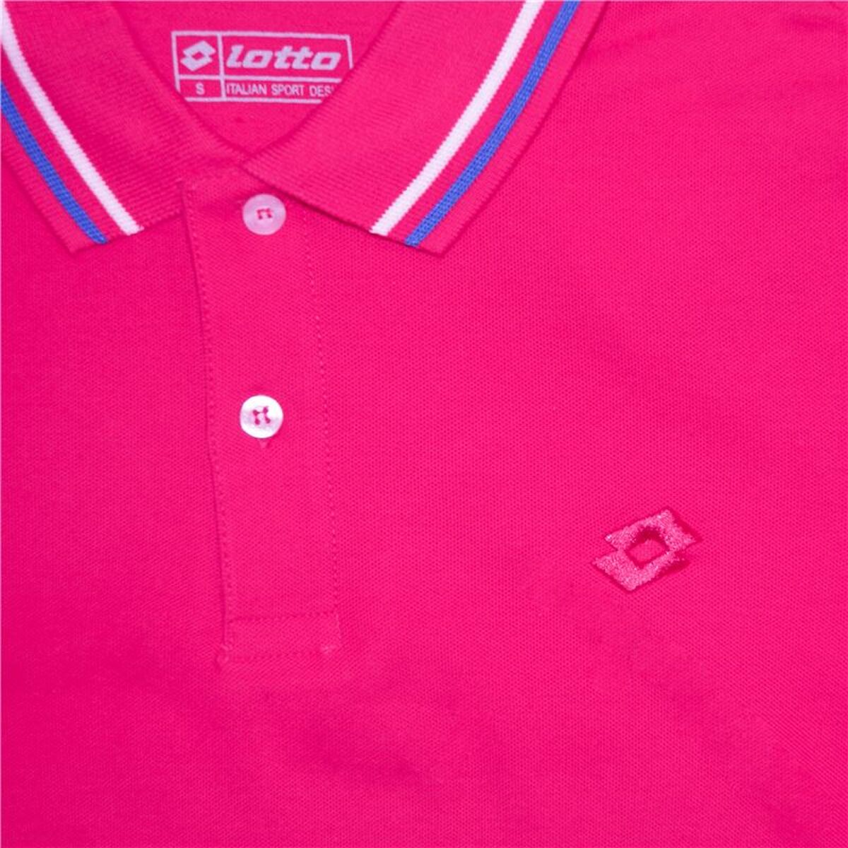 Polo de Manga Corta Hombre Lotto Reed Fucsia