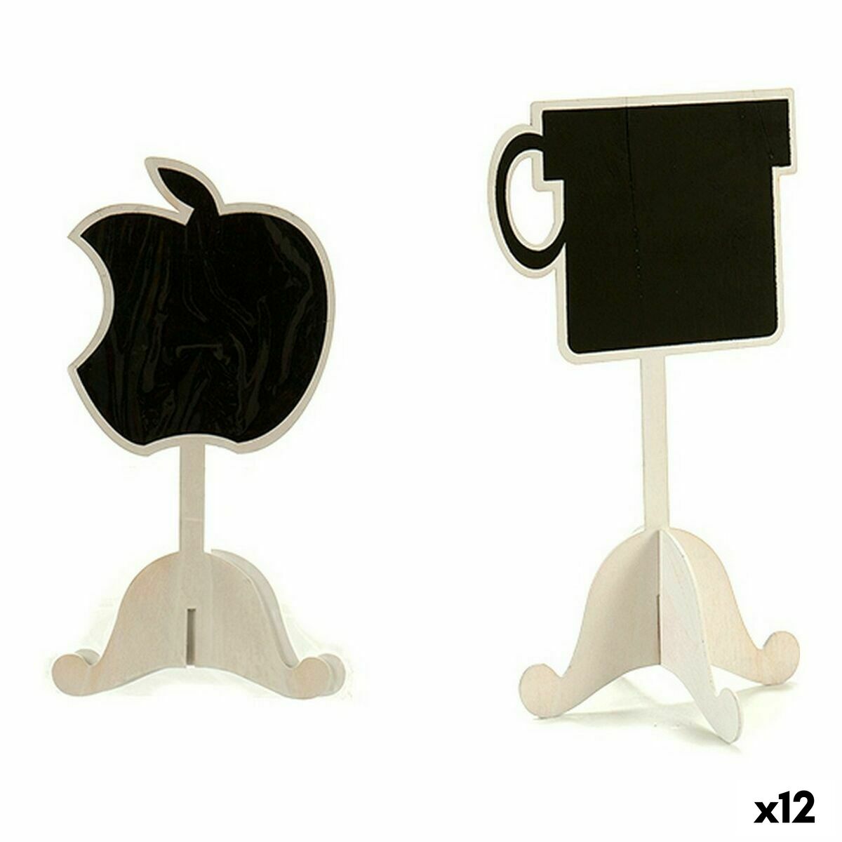 Pizarra Pincello Marrón Negro 13,5 x 25 x 15 cm (12 Unidades)