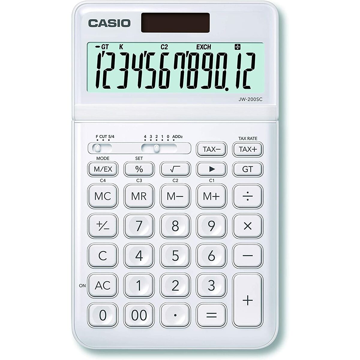 Calculadora Casio JW-200SC-WE Blanco Plástico