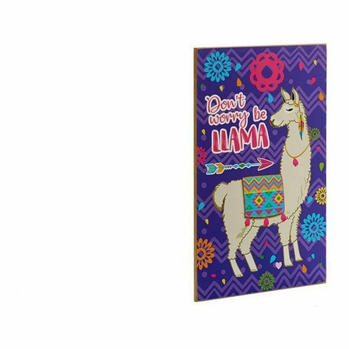 Retablo decorativo Gift Decor 1 x 40 x 24 cm Llama (24 Unidades)