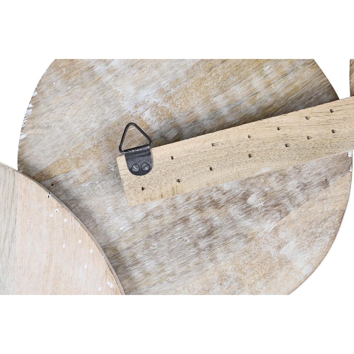 Decoración de Pared DKD Home Decor Marrón Blanco Madera de mango (100 x 3 x 62 cm)