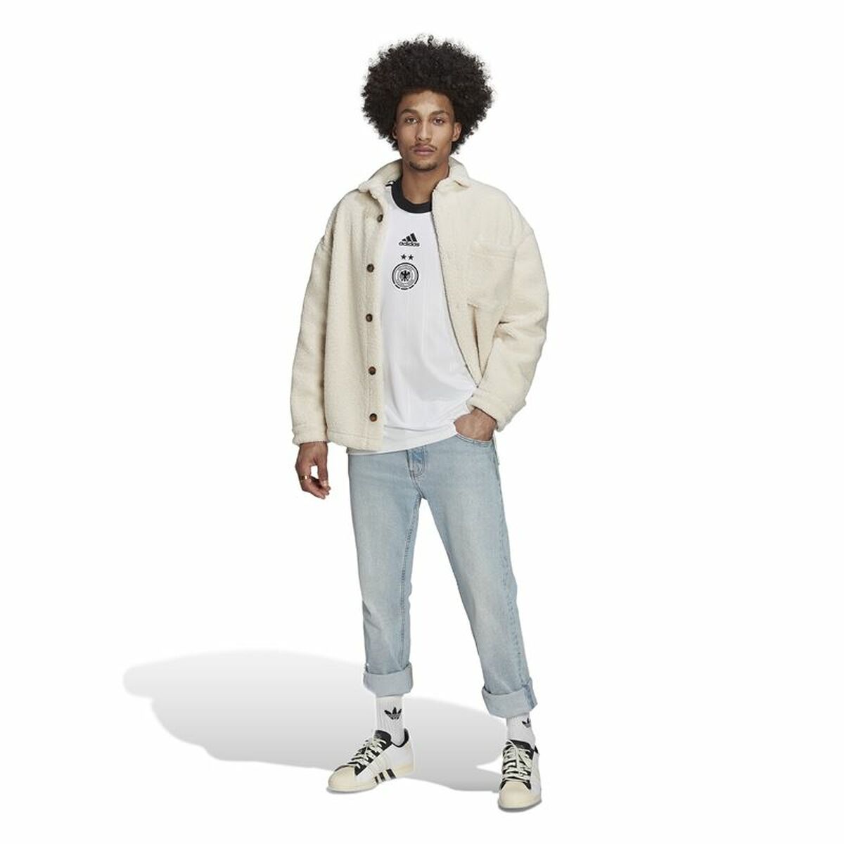 Camiseta de Fútbol de Manga Corta Hombre Adidas Germany 21/22 