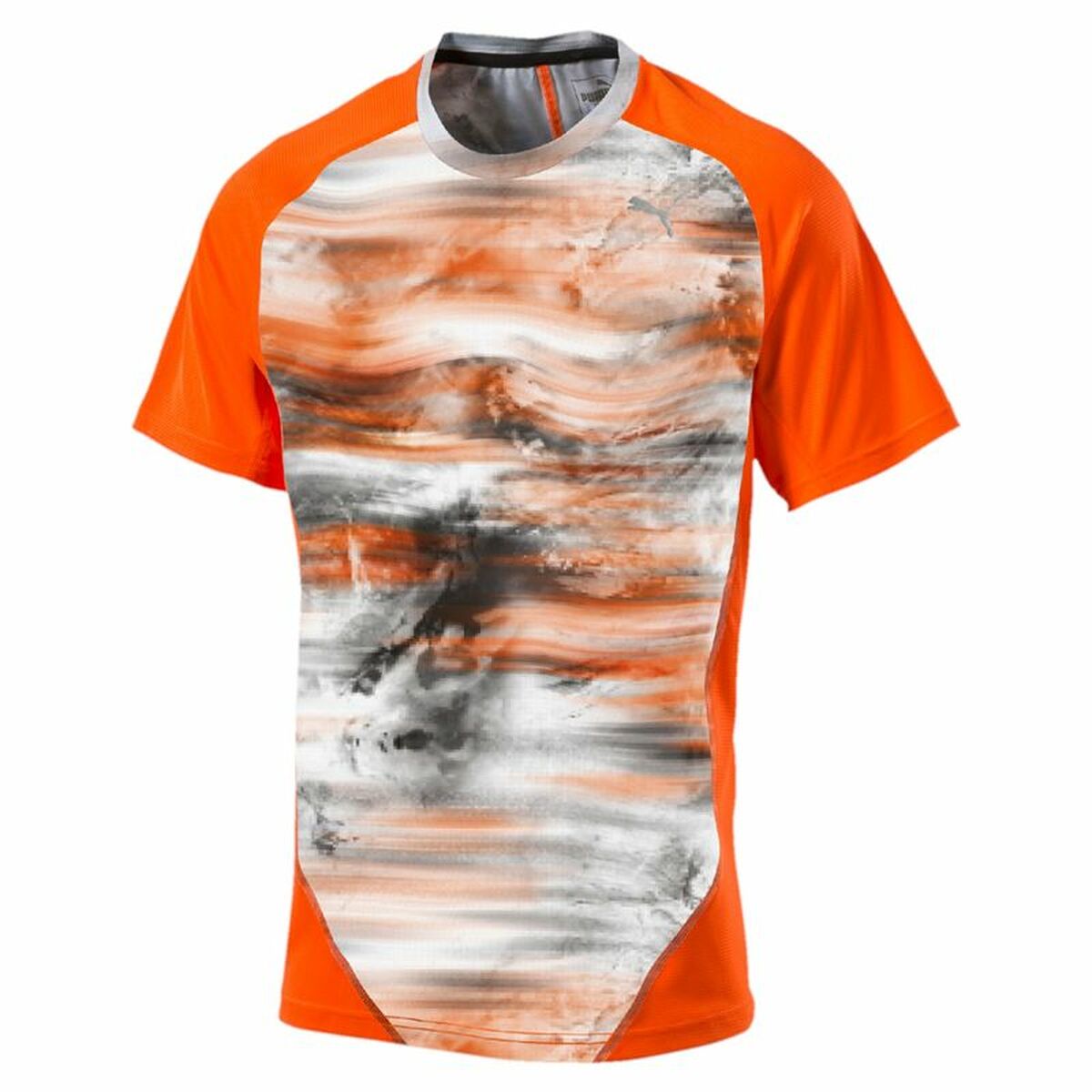 Camiseta de Manga Corta Hombre Graphic Tee Shocking Puma  Graphic Tee Shocking Naranja