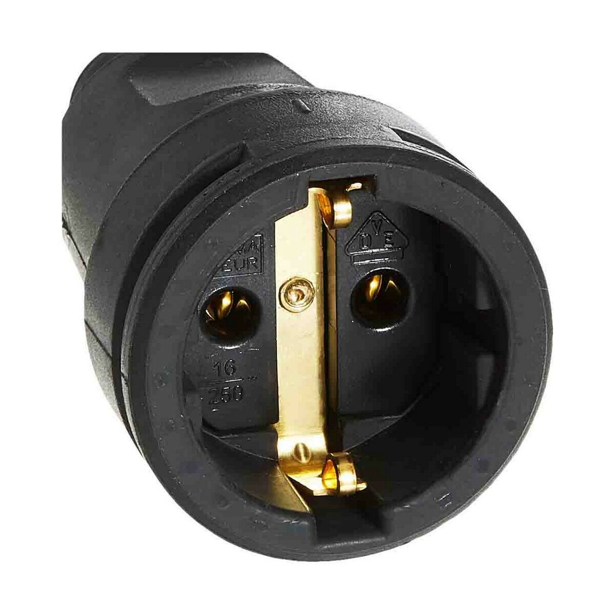 Base de enchufe Kopp Aérea Negro 250 V 16 A