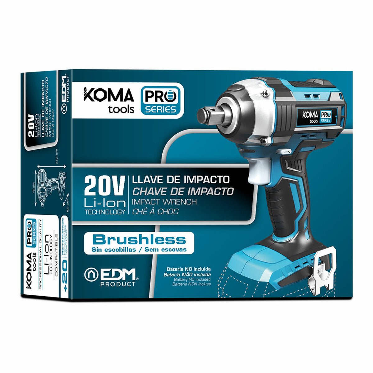 Llave de impacto Koma Tools