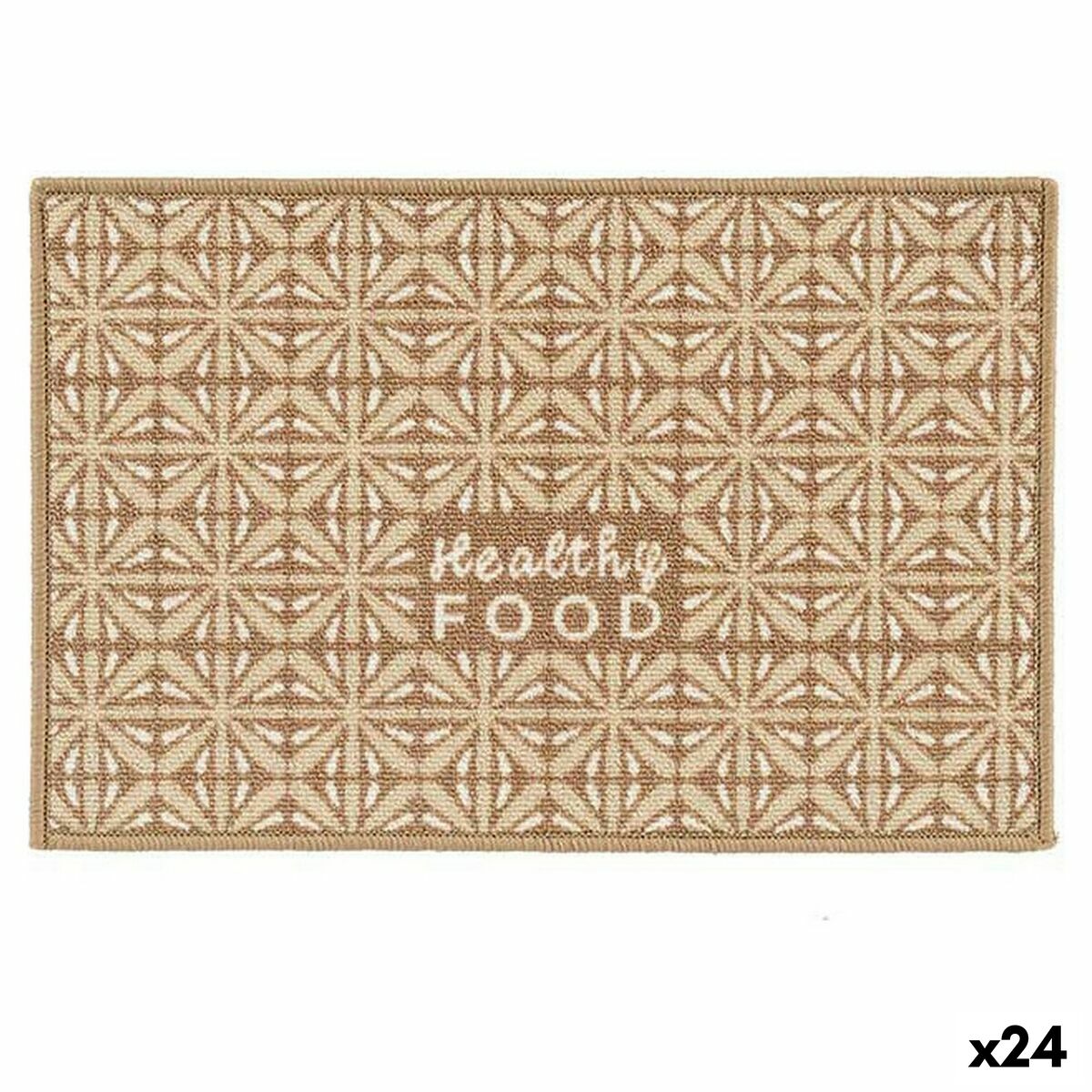 Alfombra Kinvara Healthy Food Beige 40 x 1 x 60 cm 40 x 0,05 x 60 cm (24 Unidades)
