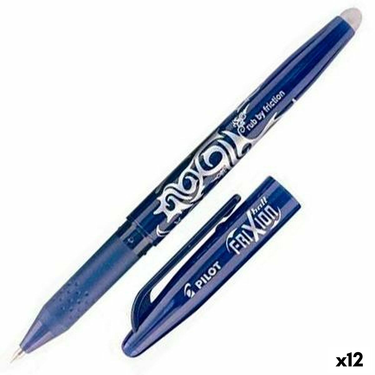 Bolígrafo Pilot Frixion Ball 0,4 mm 0,7 mm Azul (12 Unidades)