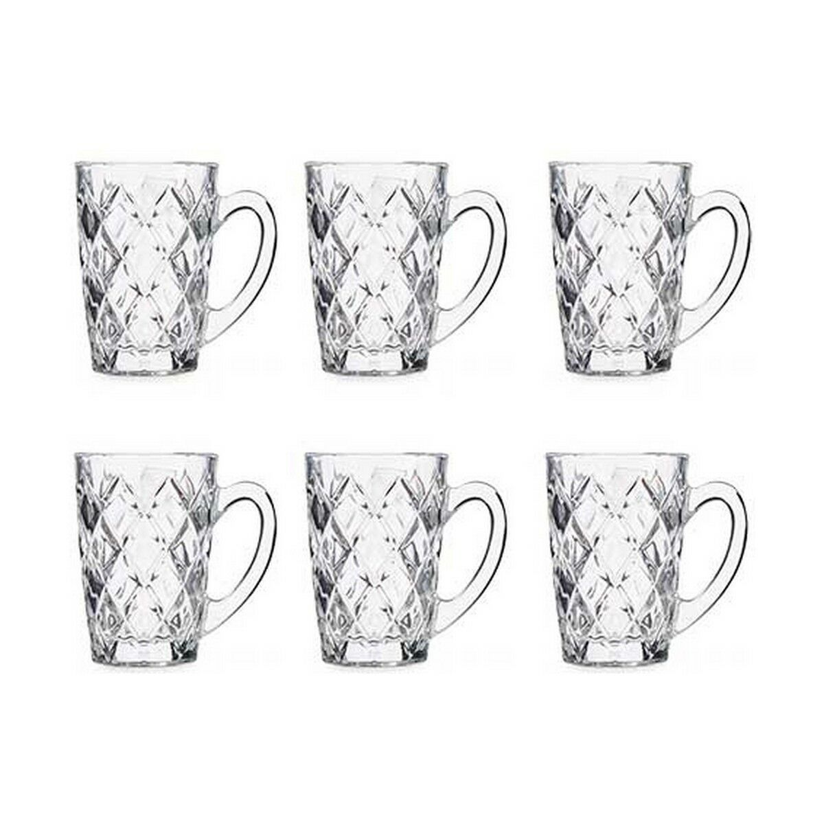 Taza Vivalto Transparente Diamante 110 ml (6 Unidades)