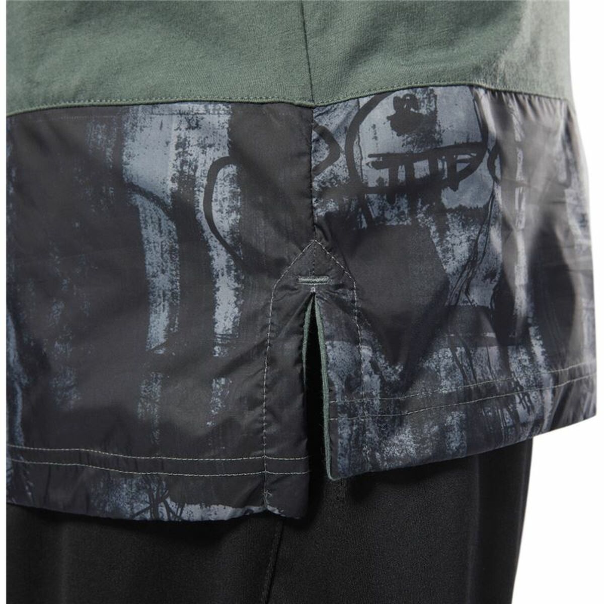 Camiseta de Manga Corta Hombre Reebok Essentials  Verde