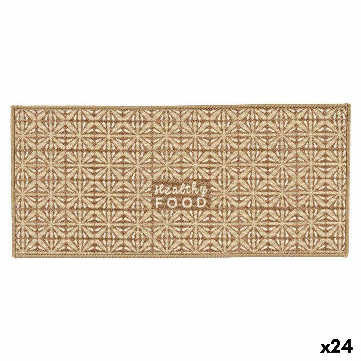 Alfombra Kinvara Healthy Food Beige 90 x 40 cm 40 x 0,05 x 90 cm (24 Unidades)