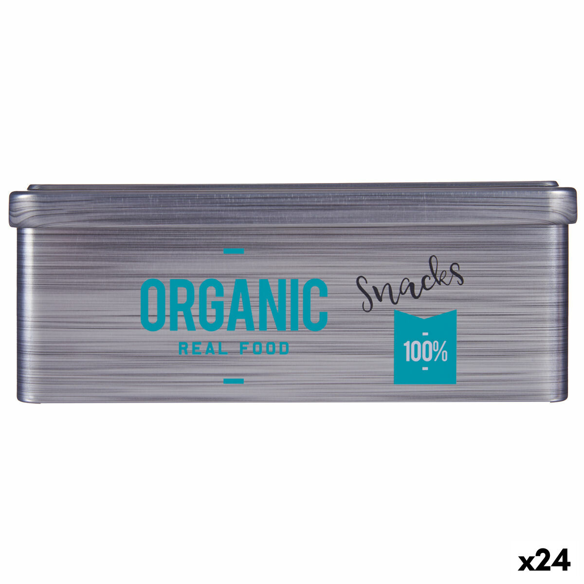 Bote Kinvara Organic Gris Snacks (24 Unidades)