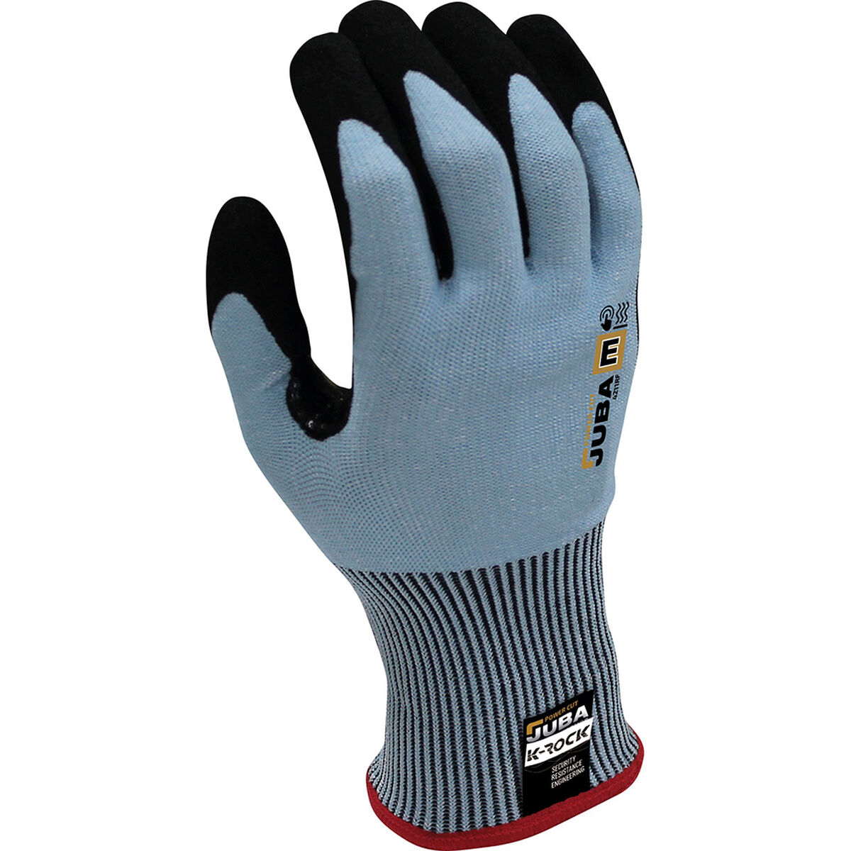 Guantes de Trabajo JUBA K-Rock Azul Negro Azul/Negro Nitrilo Táctil