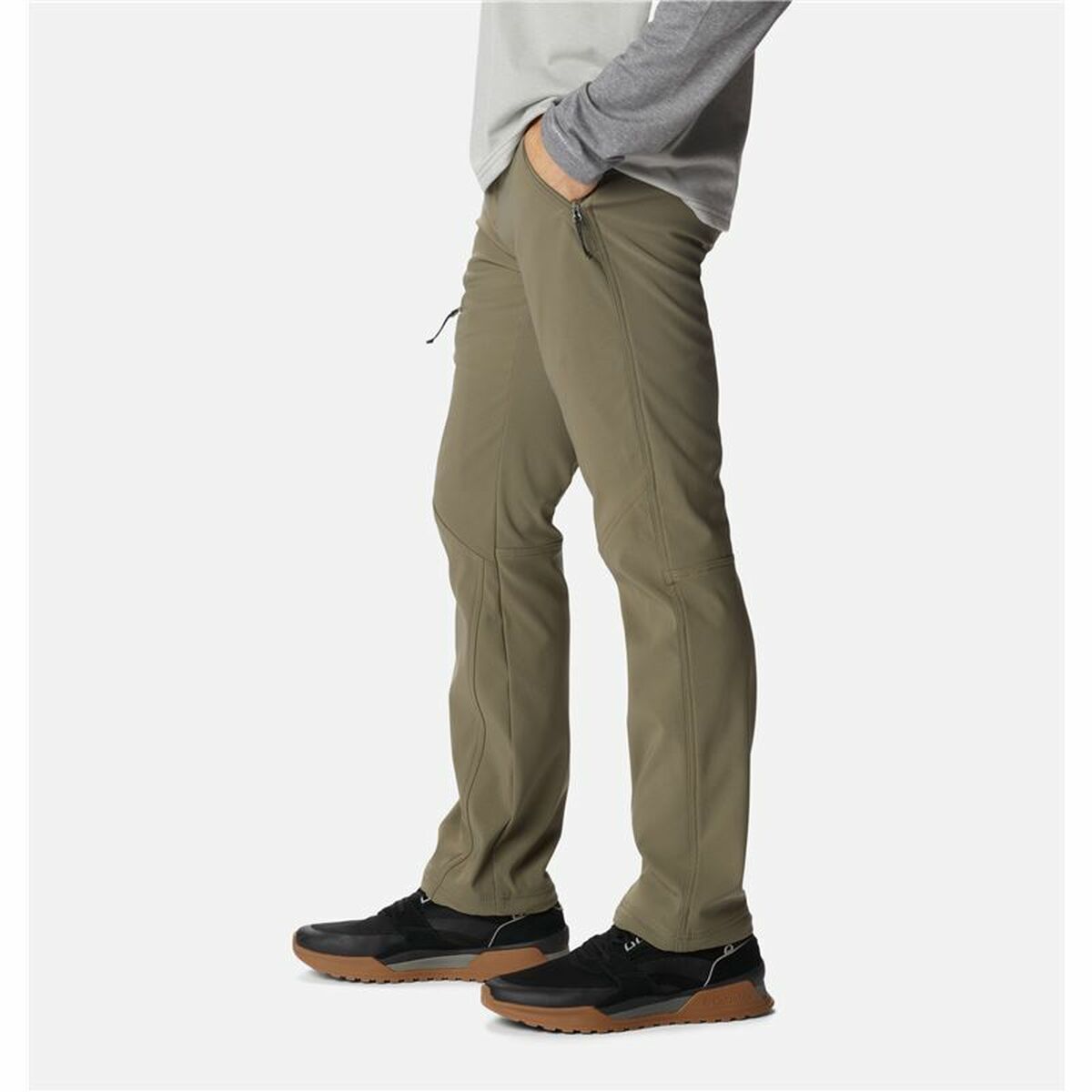 Pantalón Largo Deportivo Columbia Triple Canyon Verde Hombre