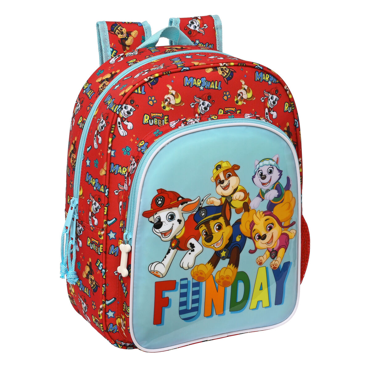 Mochila Infantil The Paw Patrol Funday Rojo Azul claro (26 x 34 x 11 cm)