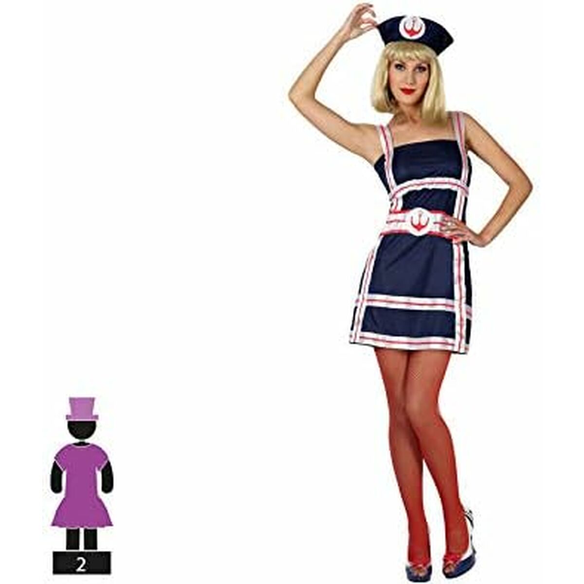Disfraz para Adultos 825 (2 pcs) Marinera
