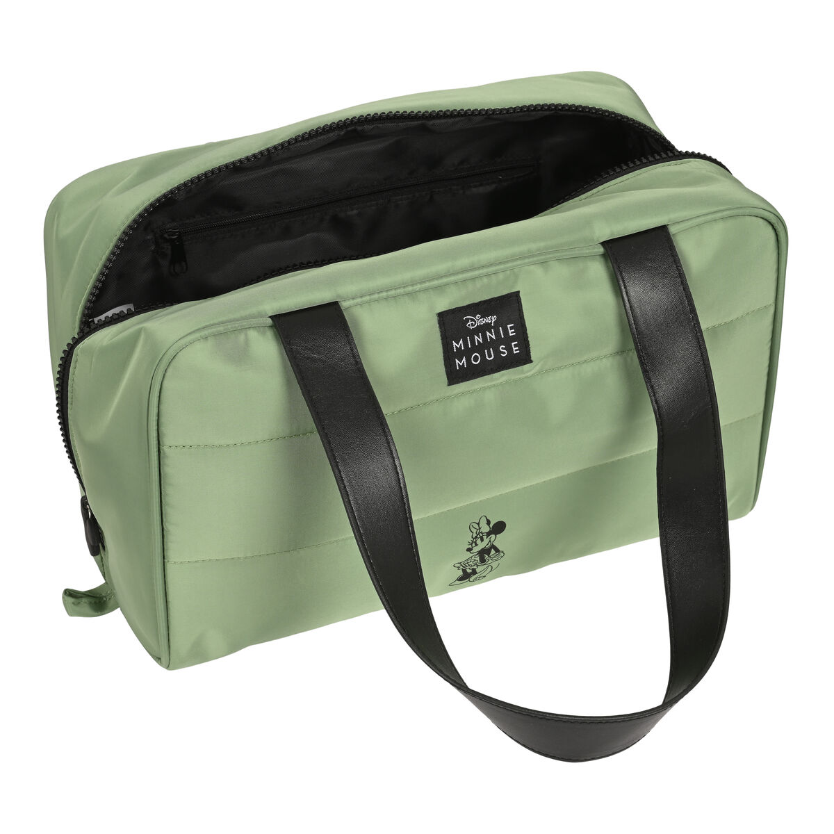 Neceser Escolar Minnie Mouse Mint shadow Verde militar 31 x 14 x 19 cm