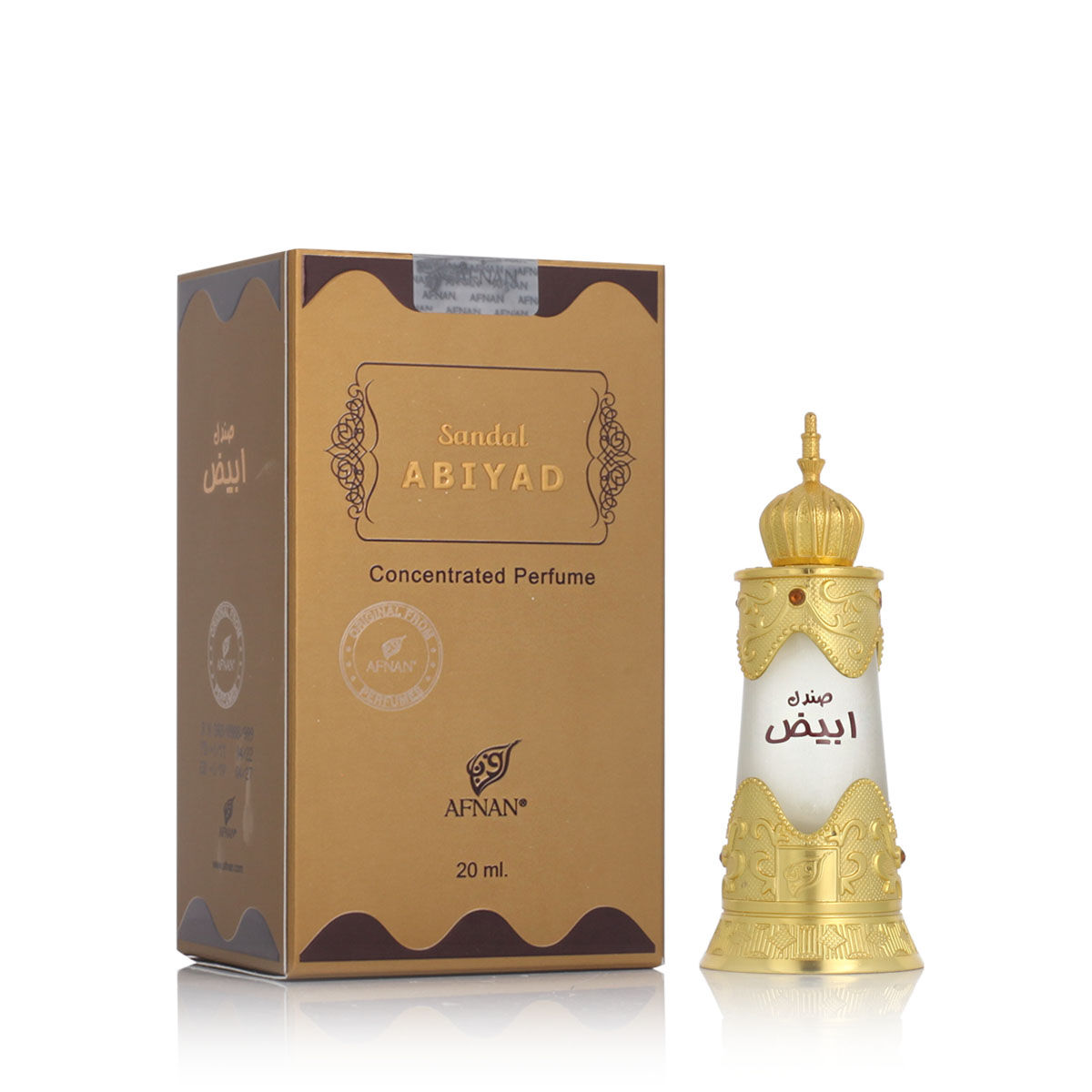Aceite de fragancia Afnan Abiyad Sandal 20 ml