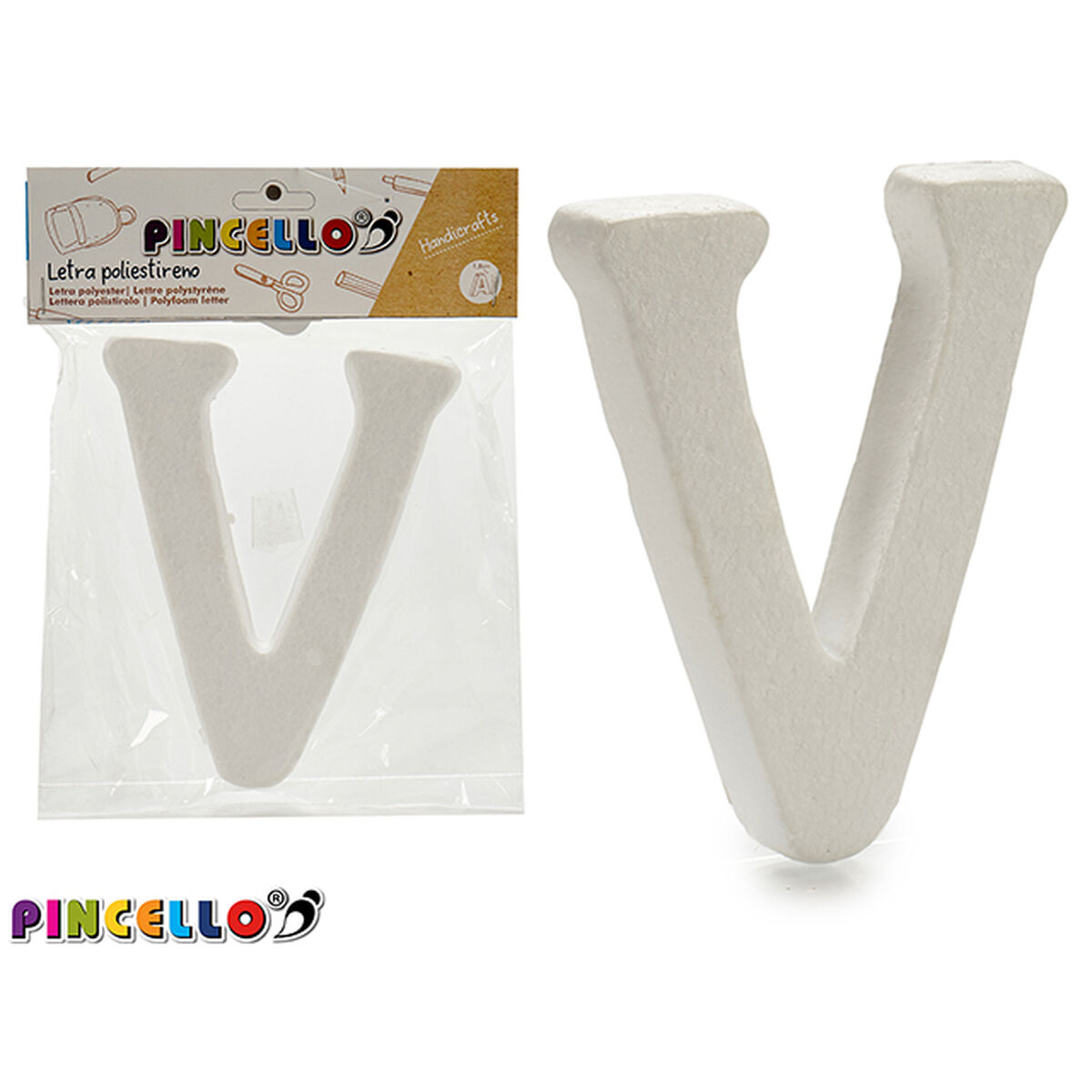 Letra Pincello FOAM LETTER V Letra V (12 Unidades)