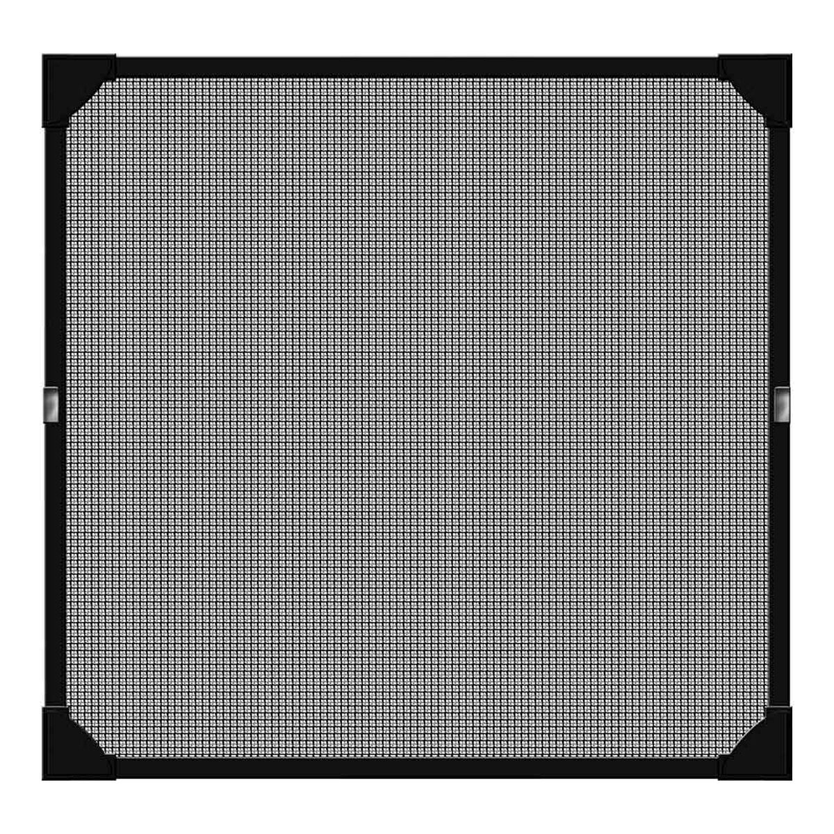 Mosquitera Schellenberg Magnético Con marco Fibra de Vidrio Antracita (100 x 120 cm)