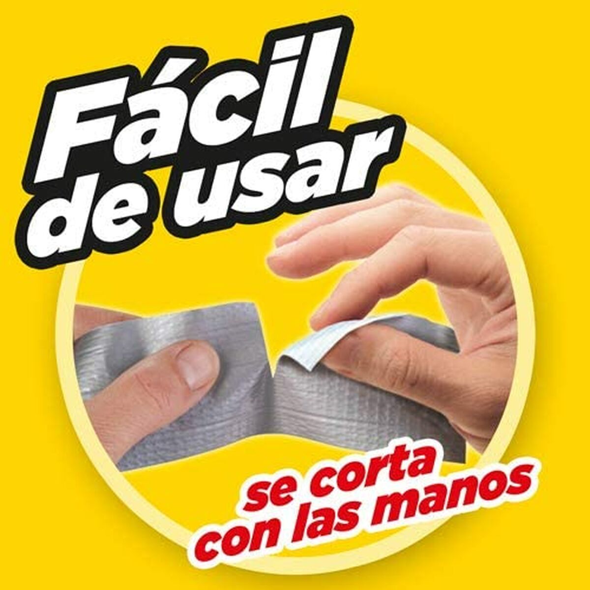 Cinta americana Pattex power tape Gris (5 m x 50 cm)