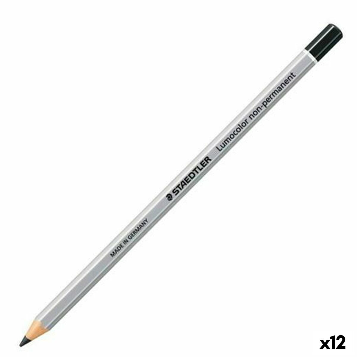 Lápices de colores Staedtler Non-Permanent Negro (12 Unidades)