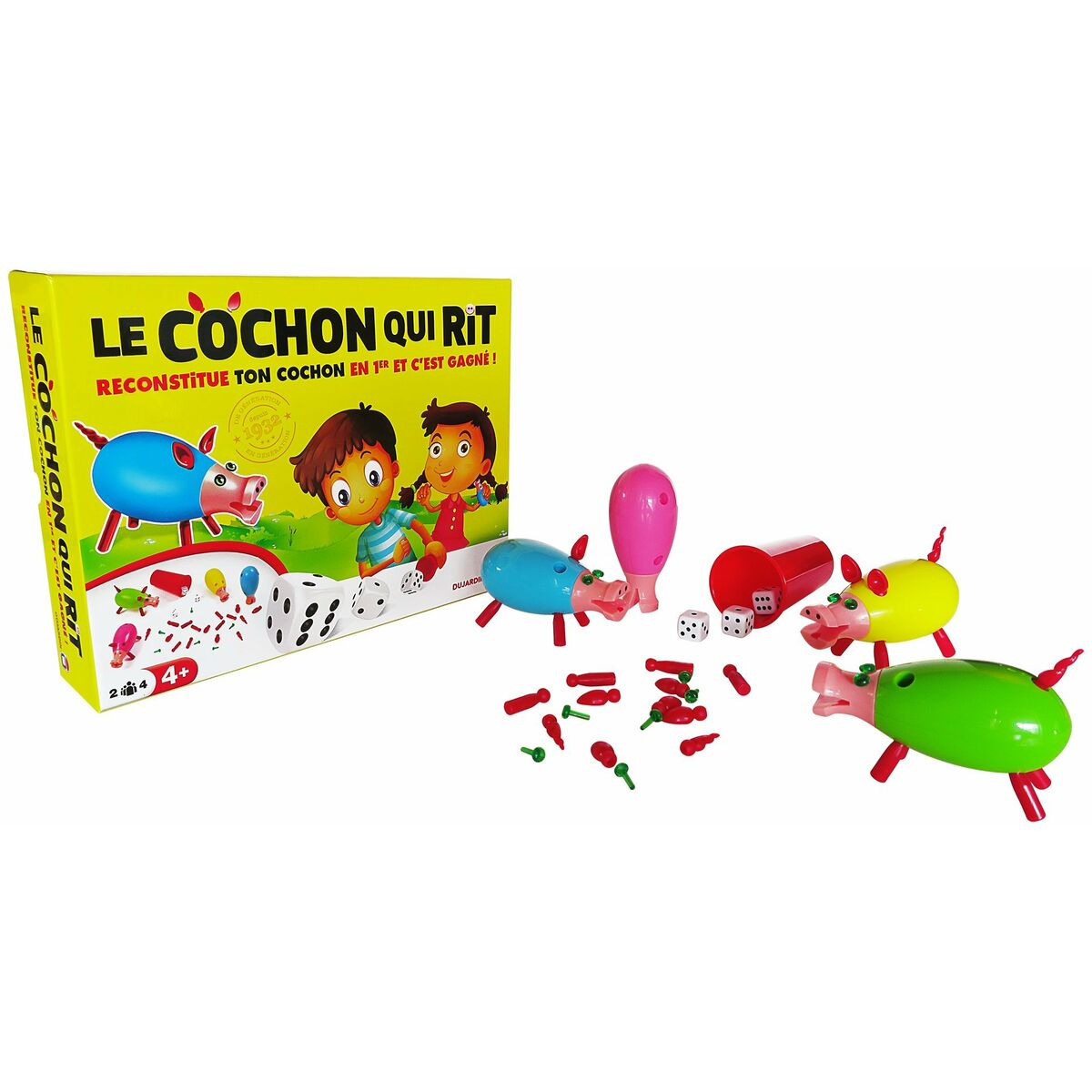 Juego de Mesa Dujardin Laughing Pig by 4 (FR)