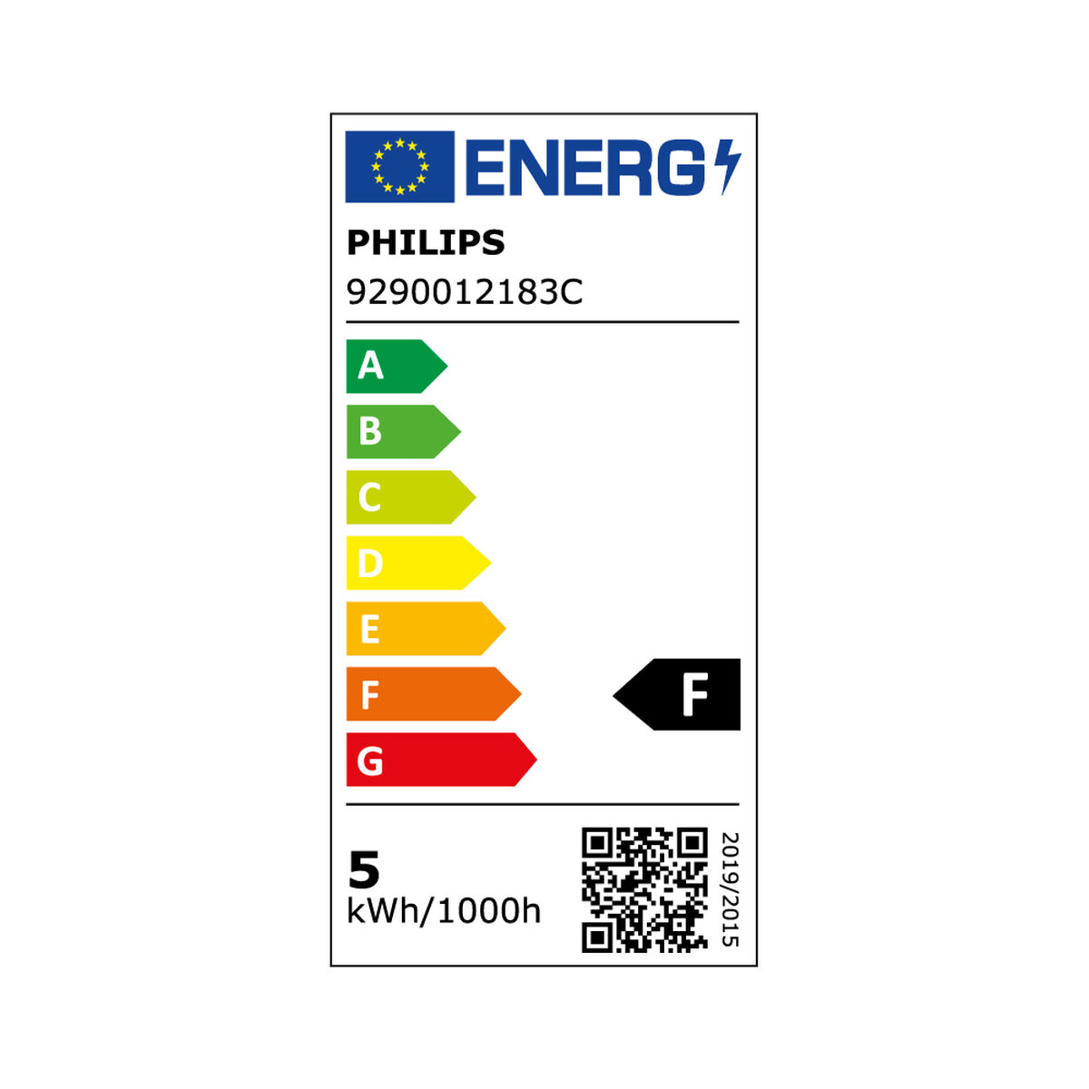Bombilla LED Dicroica Philips F 4,6 W 50 W GU10 390 lm 5 x 5,4 cm (6500 K)