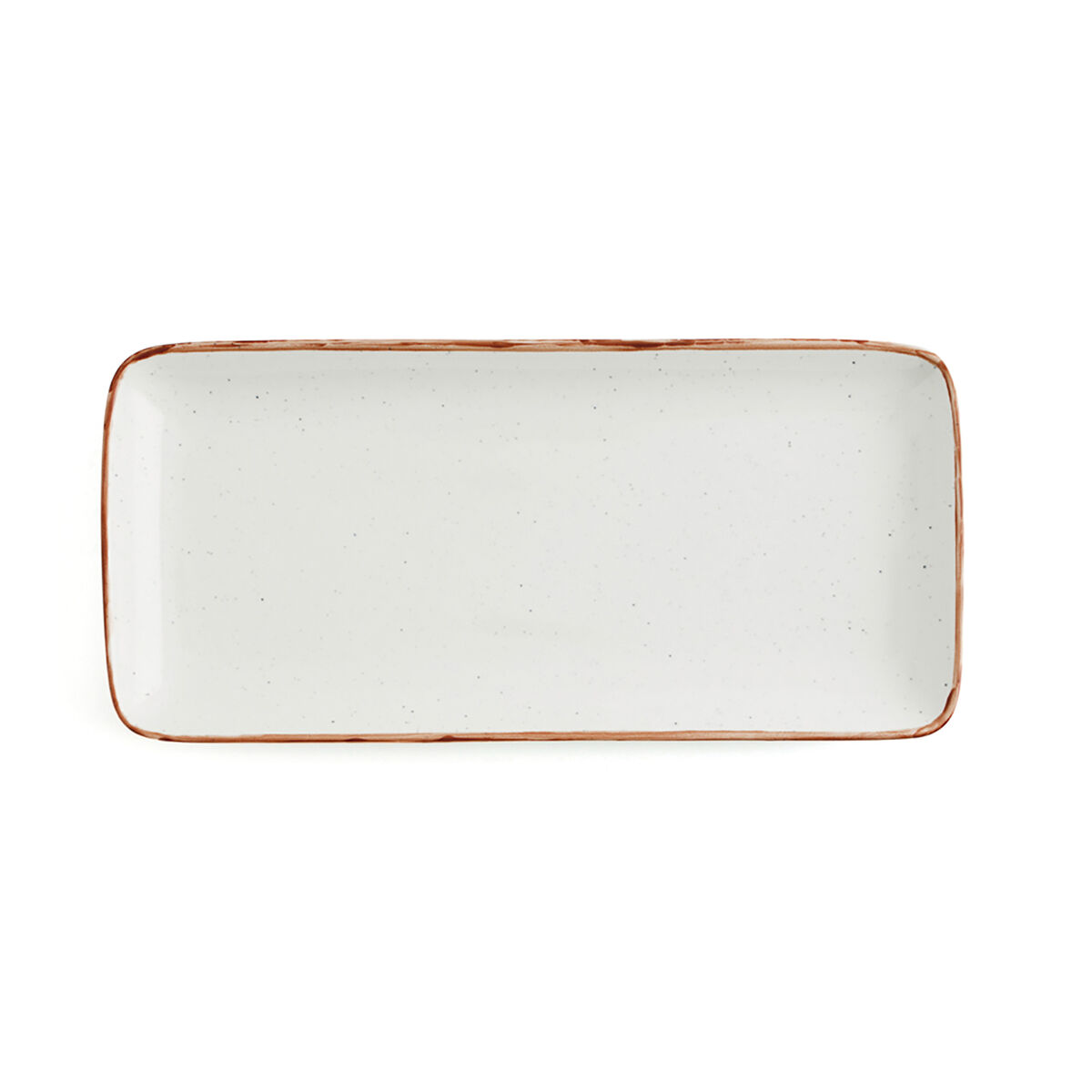 Fuente de Cocina Ariane Terra Rectangular Cerámica Beige (36 x 16,5 cm) (6 Unidades)