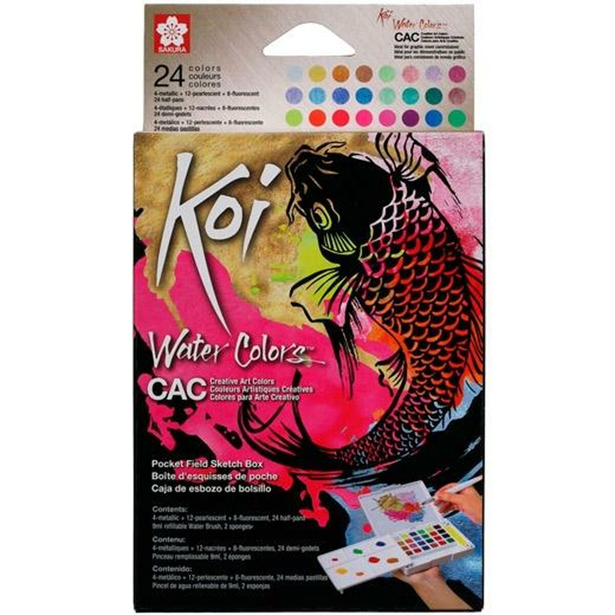 Set de Pinturas Acuarela Talens Sakura Koi Water Colors Multicolor