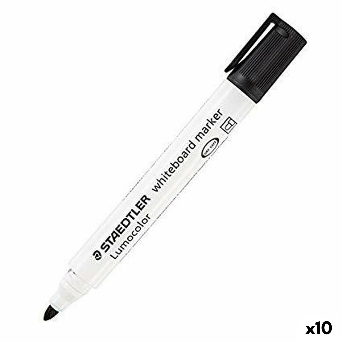 Rotuladores Staedtler Pizarra blanca Blanco Negro (10 Unidades) (1 unidad)