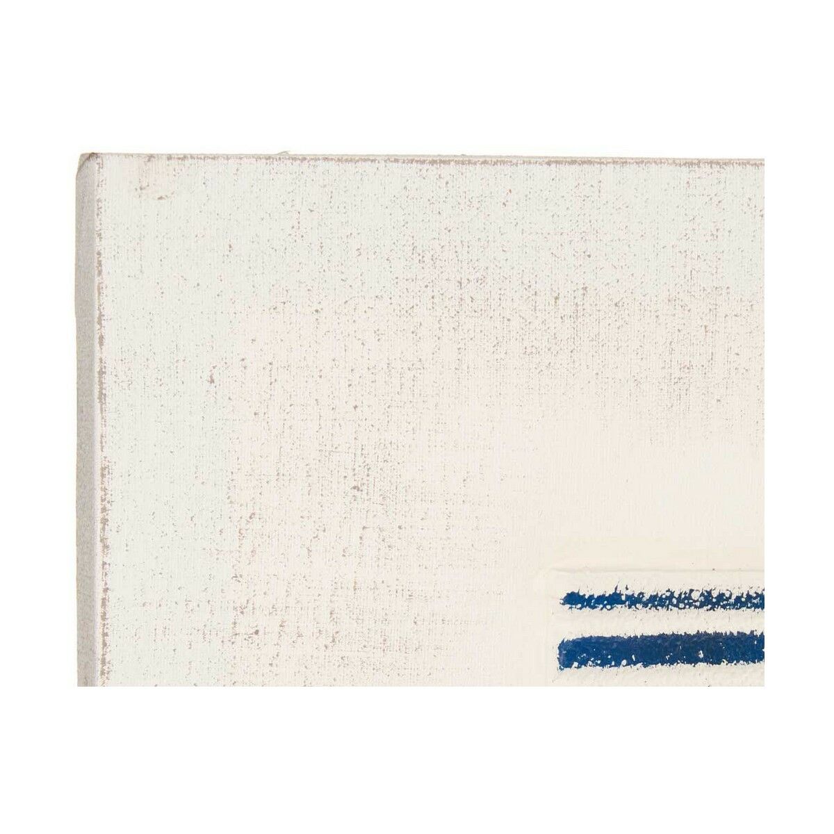 Lienzo Gift Decor Azul Blanco Rayas Con relieve 110 x 60 x 2,5 cm (2 Unidades)