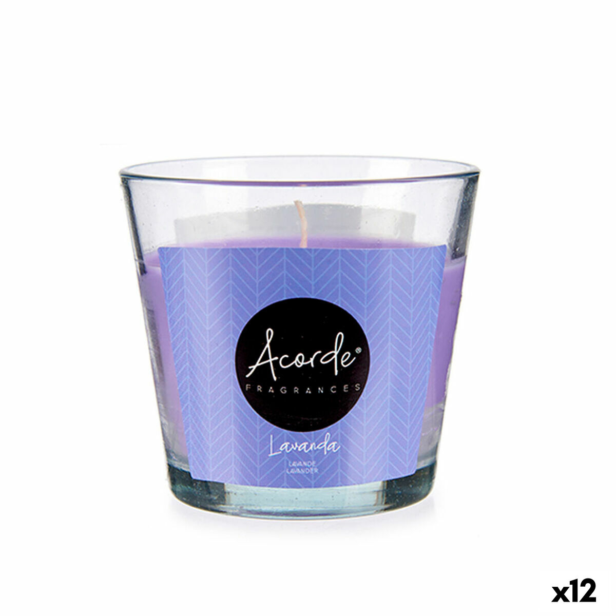Vela Perfumada Acorde Lavanda 120 g (12 Unidades)