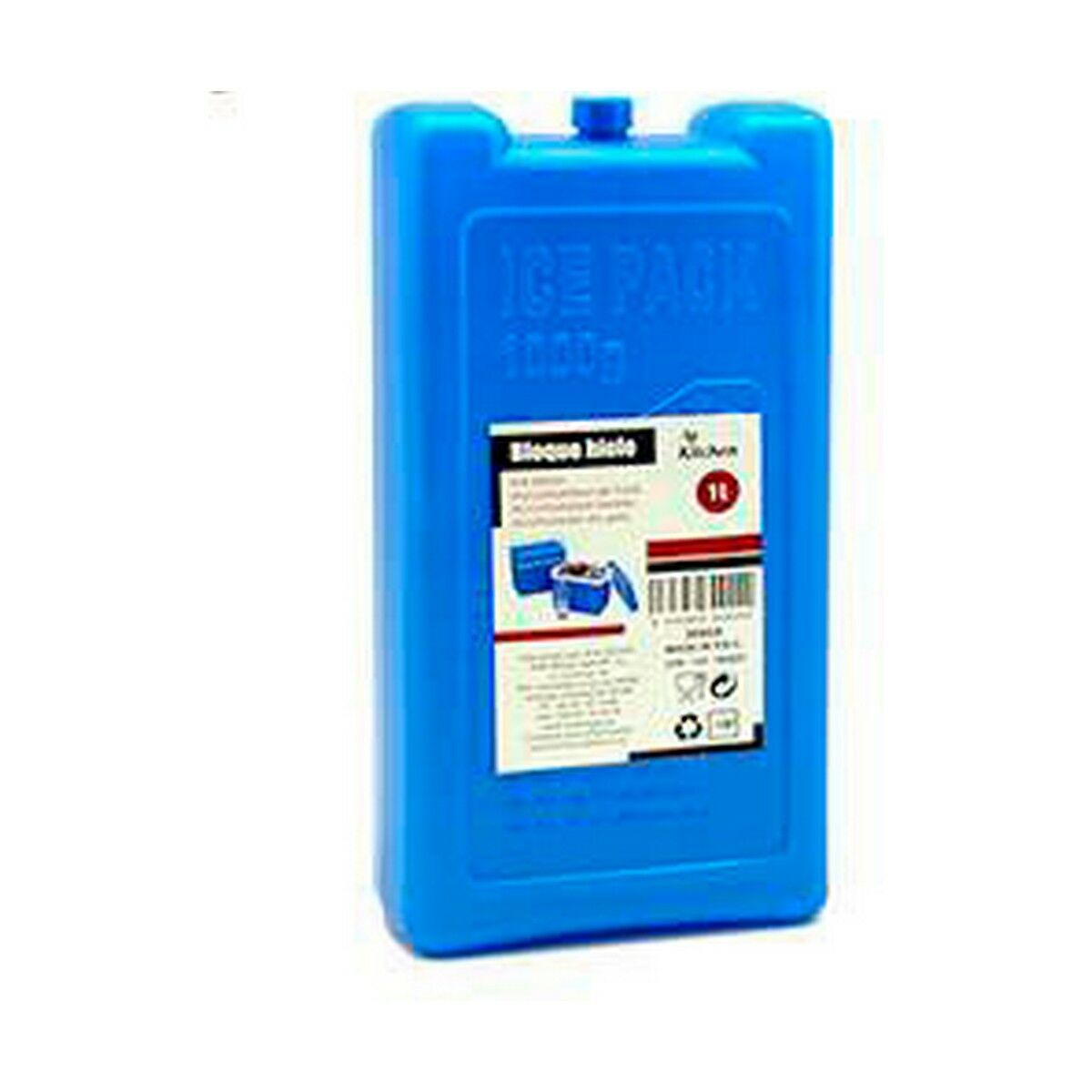 Acumulador de Frío Leknes 1 L 5 x 22 x 11,2 cm 22 x 5 x 11,2 cm 11,2 x 22 x 5 cm (12 Unidades)