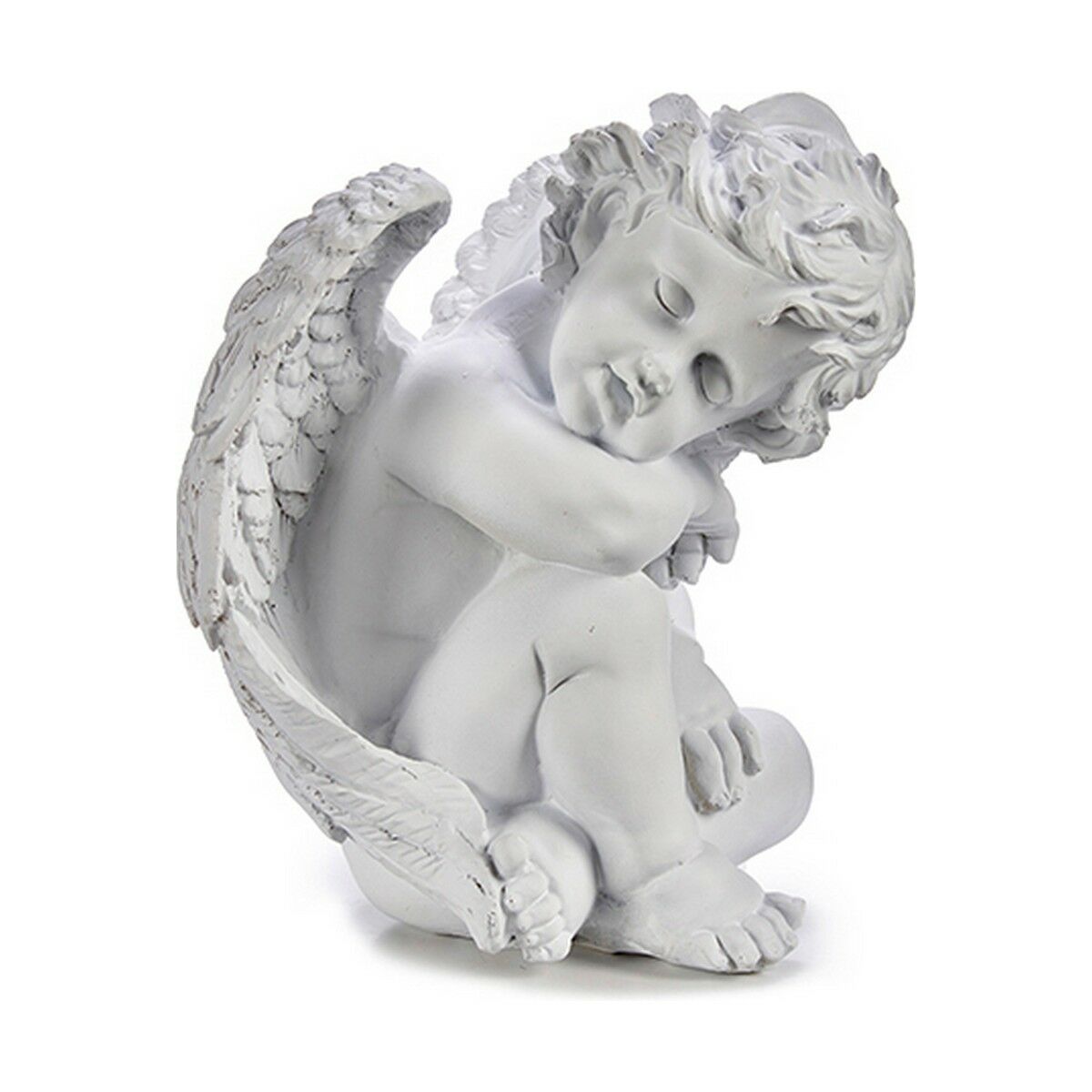 Figura Decorativa Krist+ Blanco 24 x 27 x 28 cm (4 Unidades)