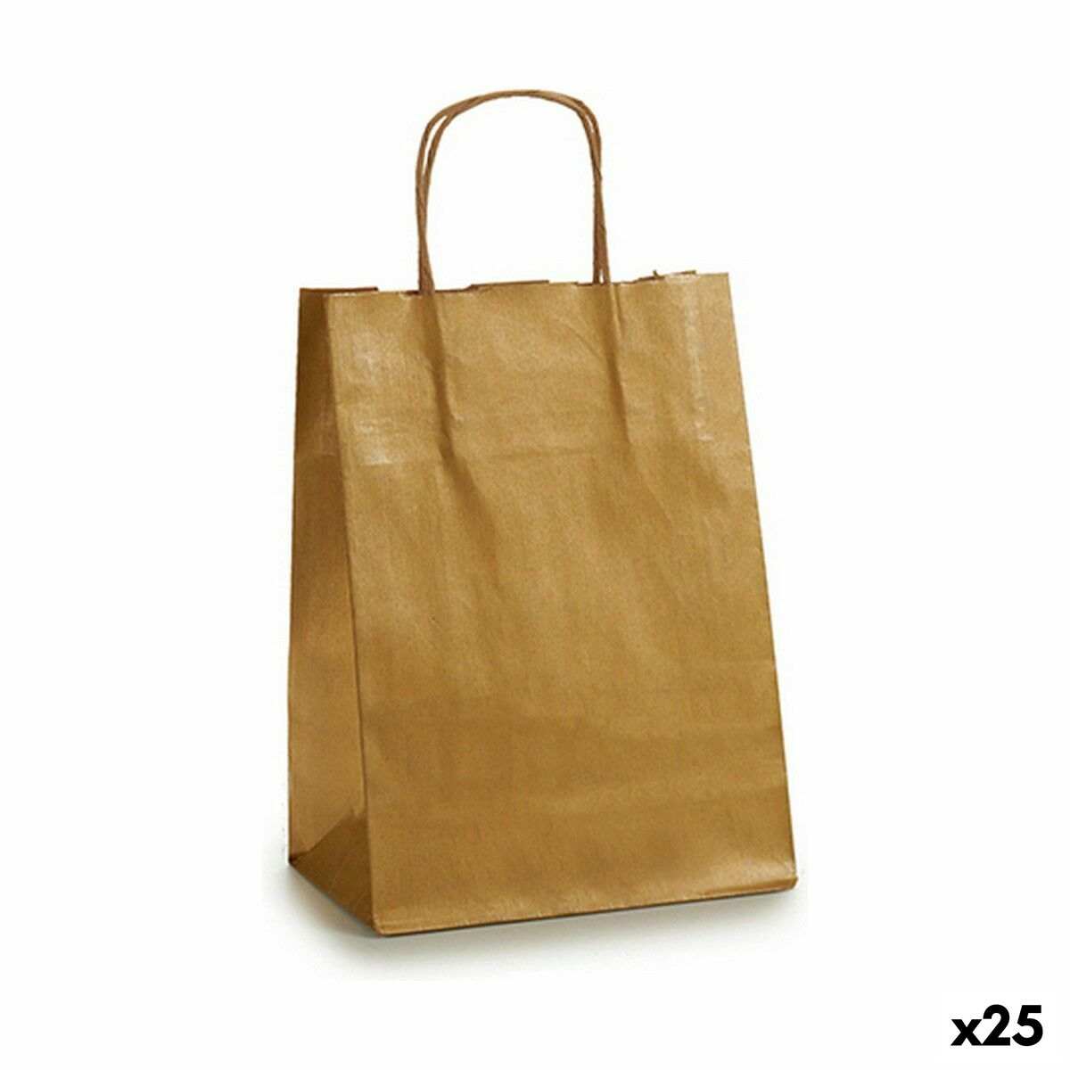 Bolsa de Papel Pincello Dorado 18 x 8 x 32 cm 18 x 30 x 0,2 cm (25 Unidades)