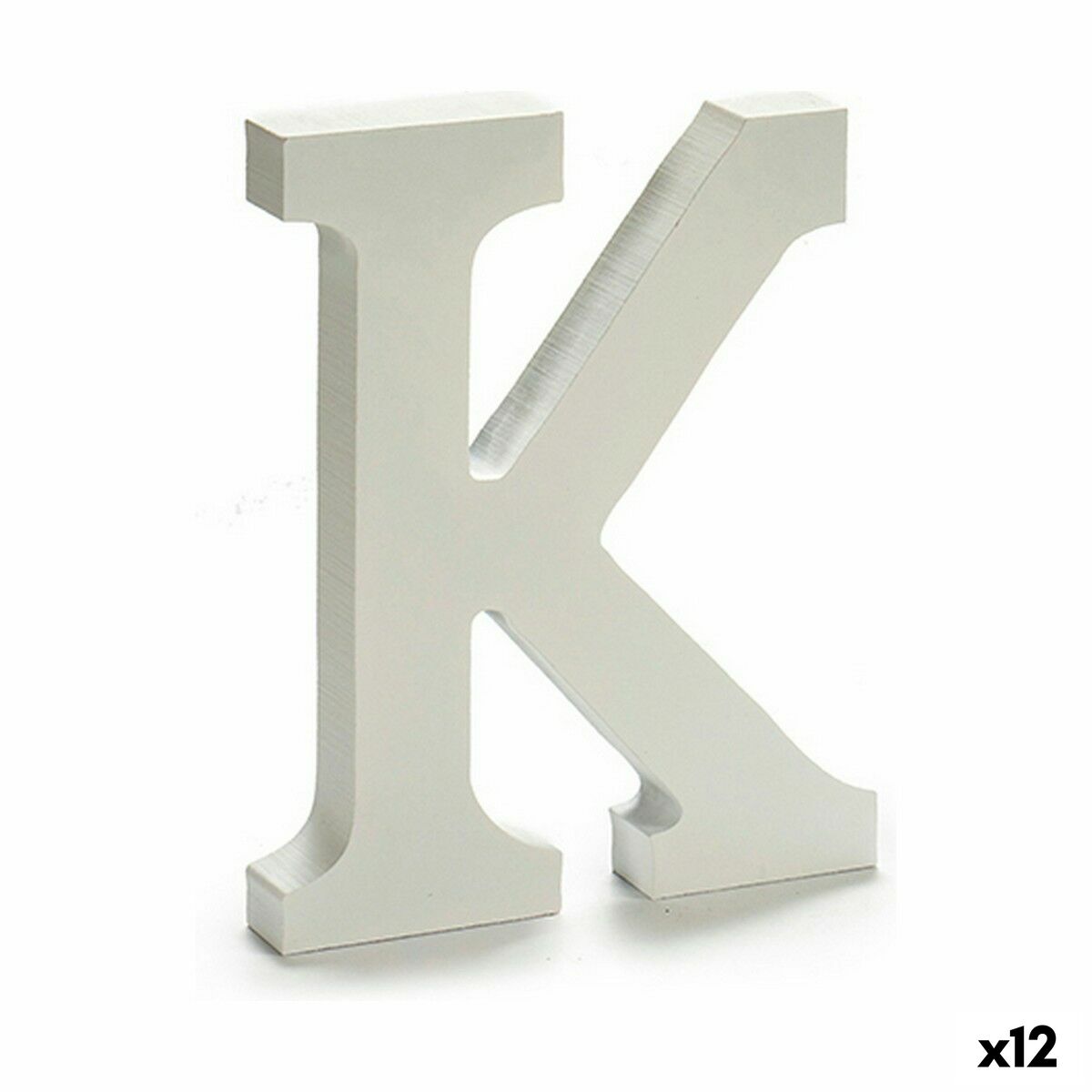 Letra Pincello K Blanco 1,8 x 21 x 17 cm (12 Unidades)