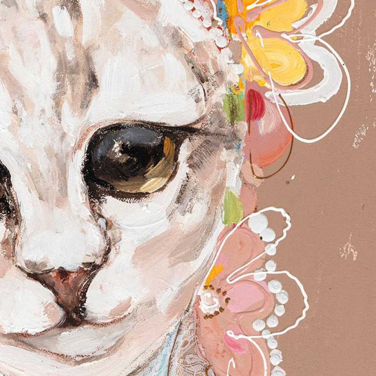 Lienzo DKD Home Decor Pino Lienzo 90 x 3,7 x 90 cm