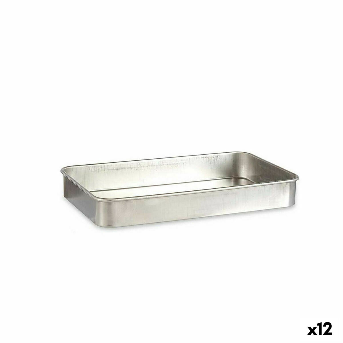 Rustidera Kinvara Plateado Aluminio 32 x 7 x 51,5 cm 51,5 x 7 x 32 cm 51,5 x 7,5 x 32 cm (12 Unidades)