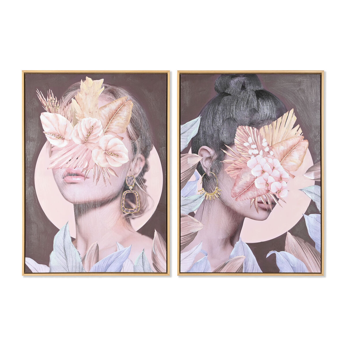 Lienzo DKD Home Decor Poliestireno Lienzo 50 x 3,5 x 70 cm