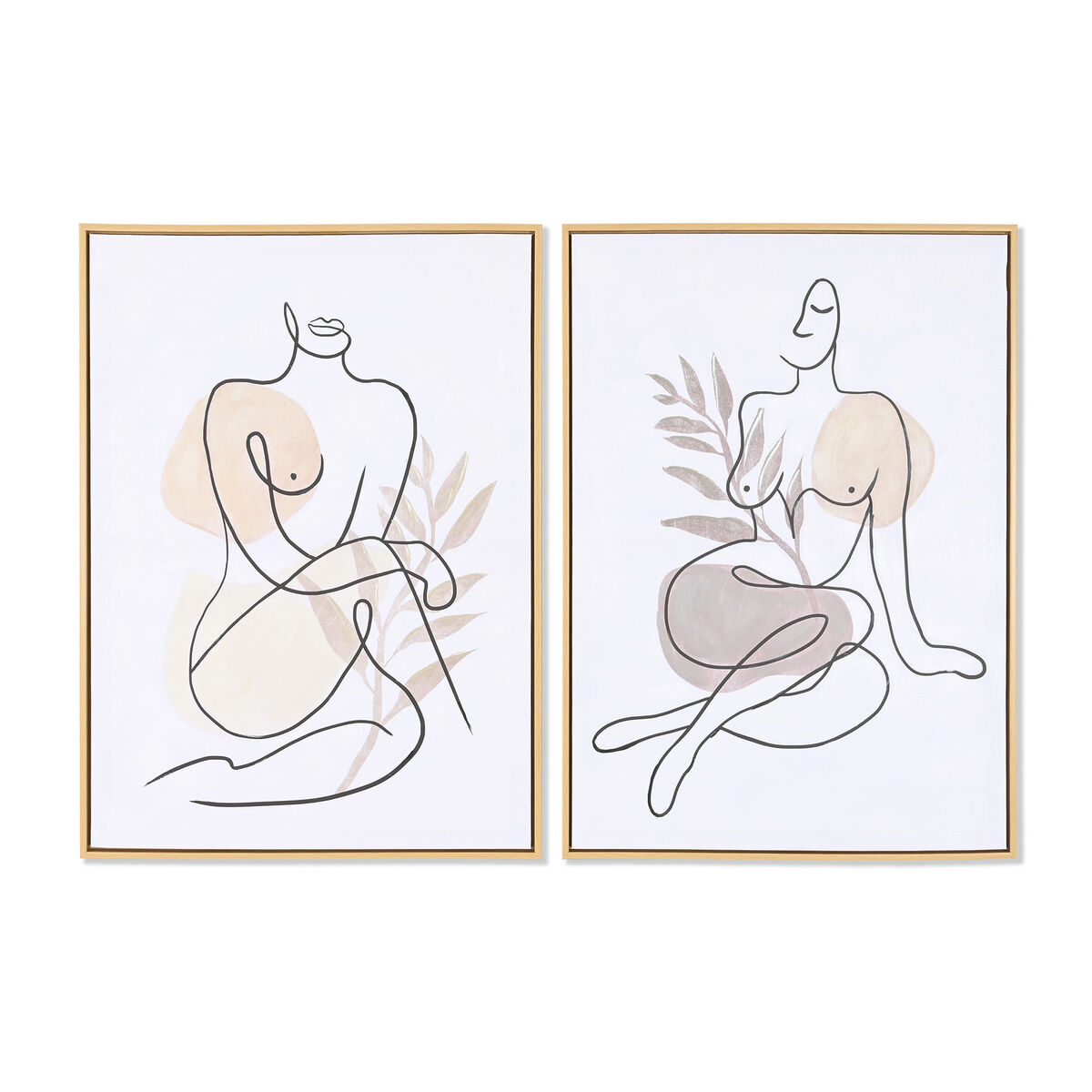 Lienzo DKD Home Decor Poliestireno Lienzo 50 x 3,5 x 70 cm