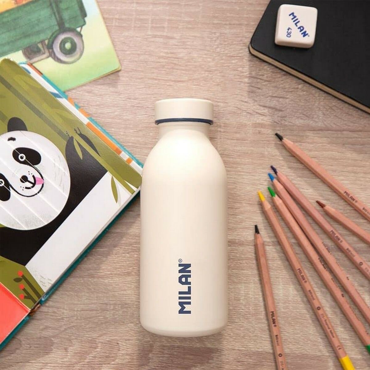 Botella Térmica Milan Blanco 354 ml