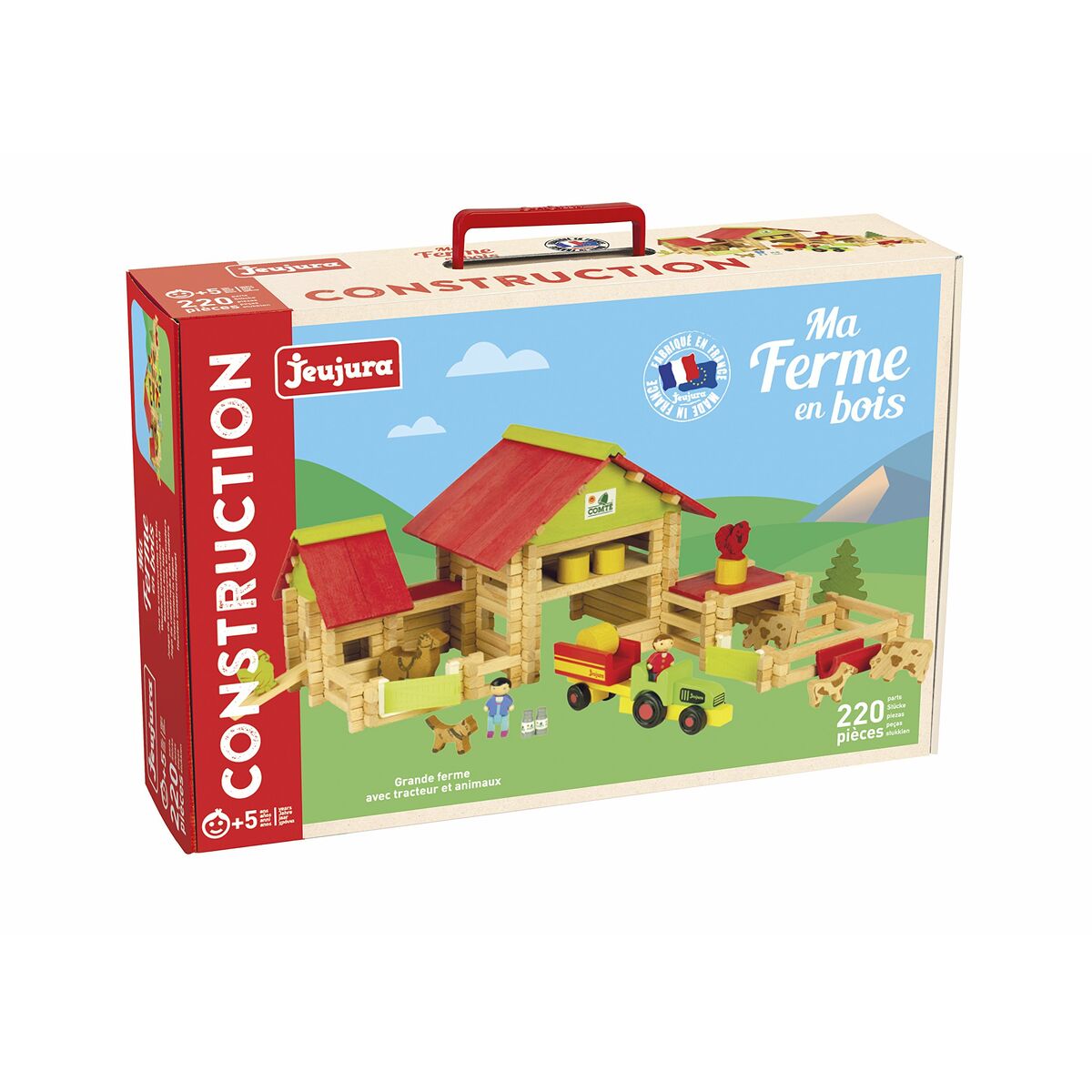 Playset Jeujura Large farm 220 Piezas