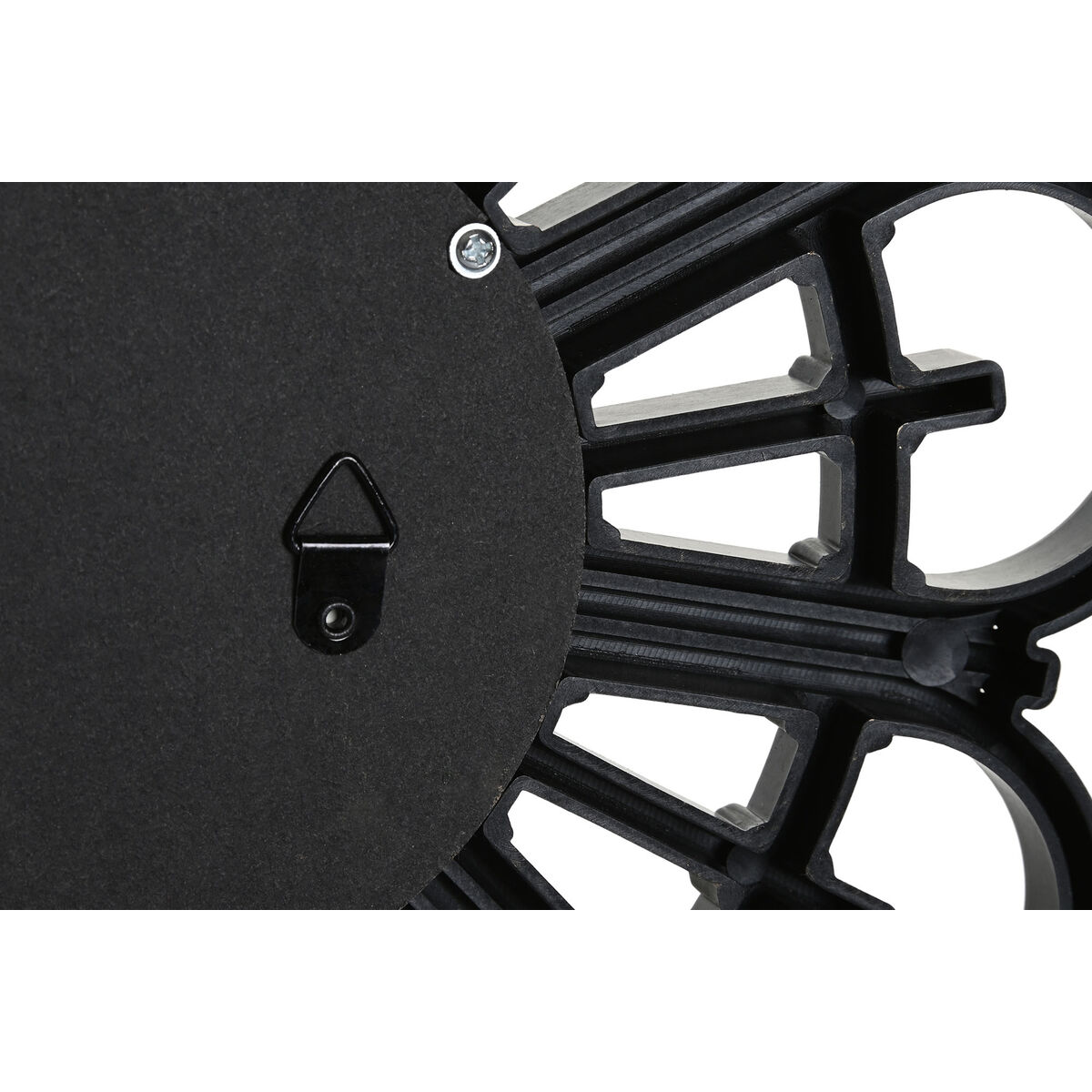 Juego de Espejos DKD Home Decor Scandi Cristal Negro Dorado Polipropileno (25 x 2 x 25 cm) (2 Unidades)