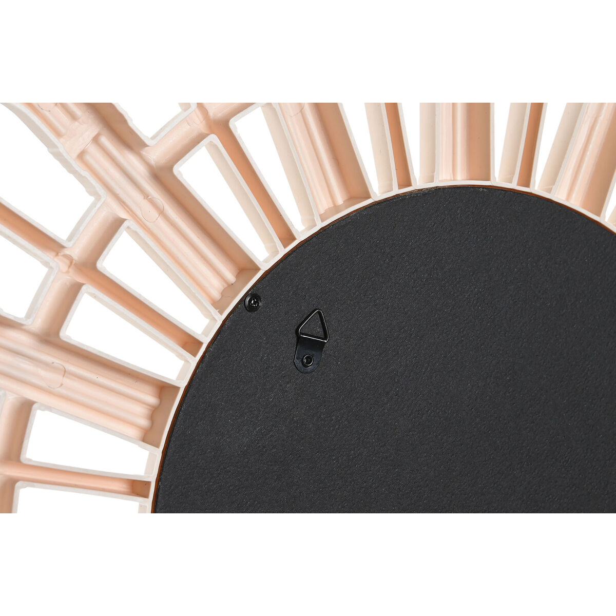 Espejo de pared DKD Home Decor Scandi Cristal Natural Blanco Polipropileno (50 x 2,5 x 50 cm) (2 Unidades)