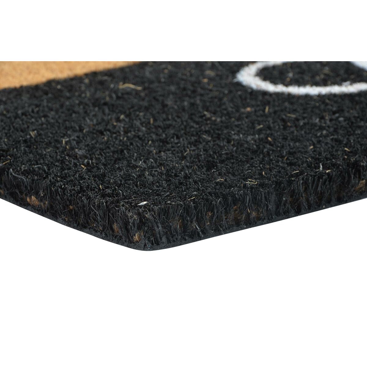 Felpudo DKD Home Decor Negro Marrón Goma (75 x 45 x 1,5 cm) (2 Unidades)