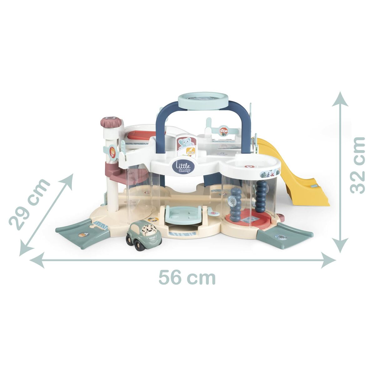 Garaje Parking con Vehículos Smoby First Garage