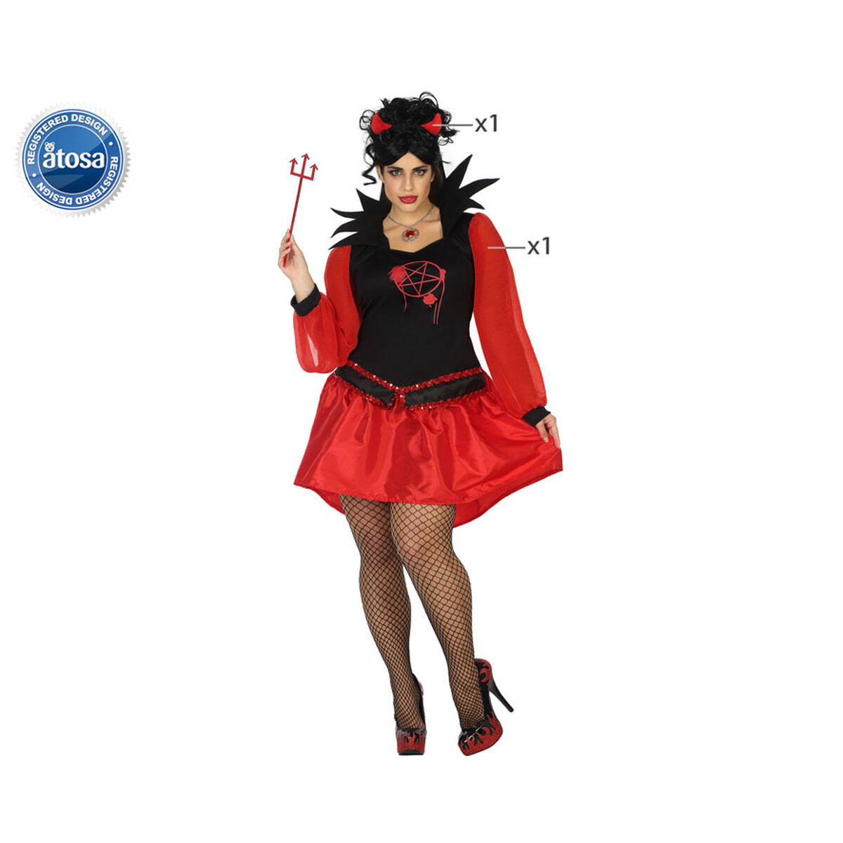 Disfraz para Adultos Th3 Party Multicolor