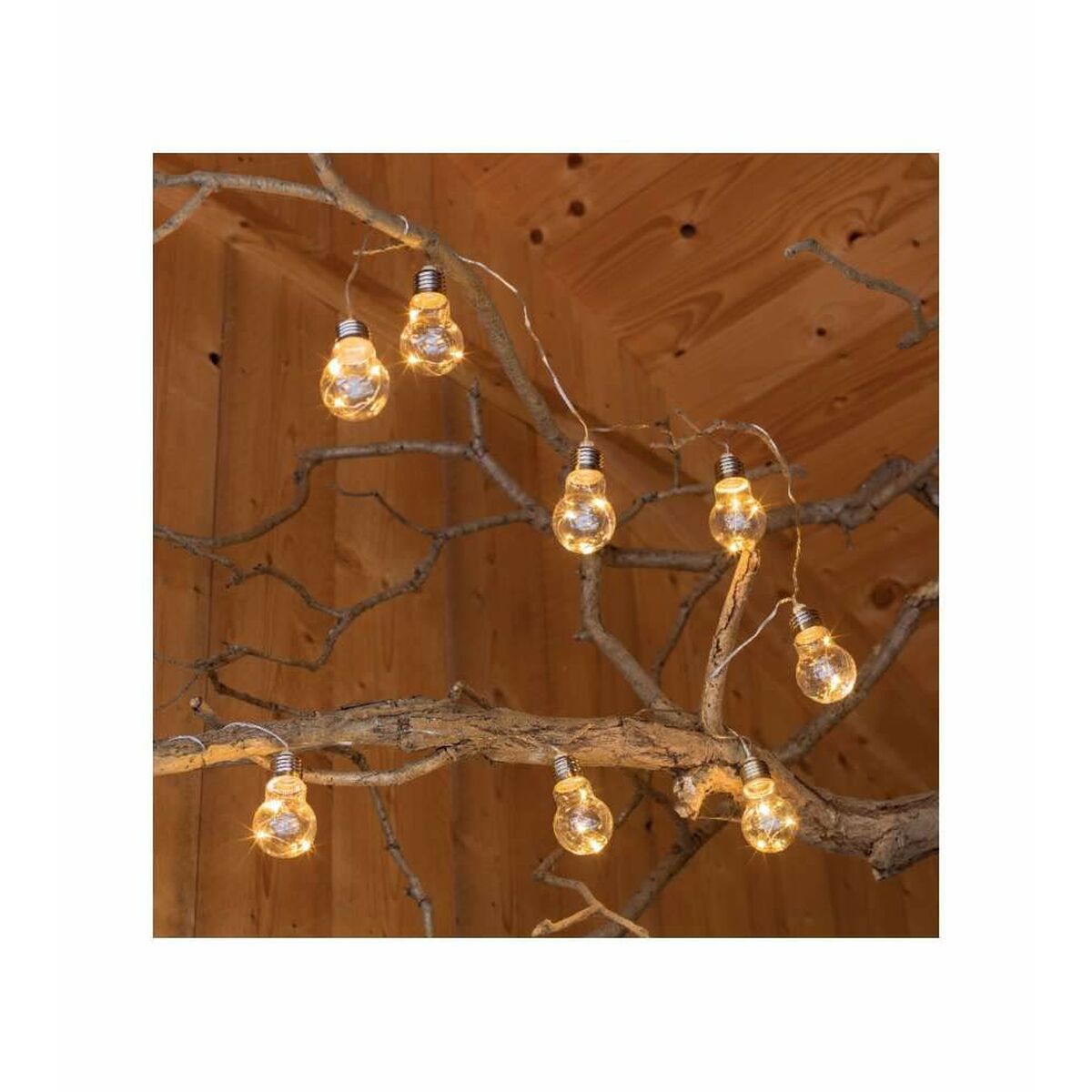 Guirnalda de Luces LED Lumineo Exterior Solar Bombilla (4,5 m)